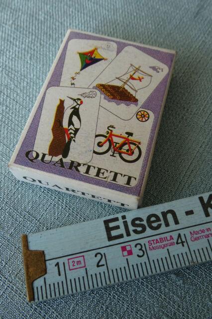 Mini-Kartenspiel Quartett Ottmüller Hamburg selten 4 5 x 3 0 cm