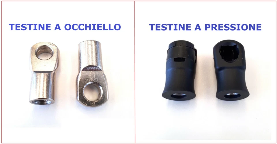 PISTONE molla GAS per Letto Contenitore e TANTO ALTRO 18 Tipi Interasse RICAMBIO - Immagine 3 di 3