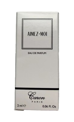Caron Aimez Moi 0.06 oz 2 ml Eau De Parfum Spray Mini Travel Boxed Sample Vial