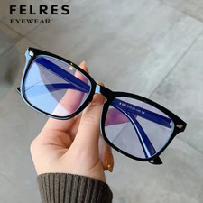 Square Anti Blue Light Eyeglasses For Men Women Clear Lens Glasses Frames Hot