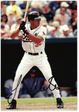 Baltimore Orioles Luis Matos autographed 3.5 x 5 team issued card