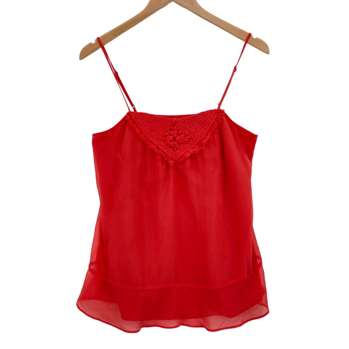 chiffon spaghetti strap top