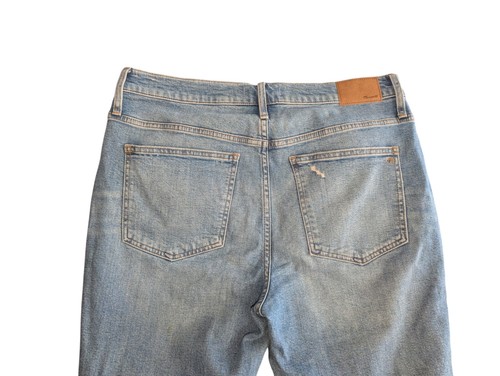 New Madewell Size 31 The Perfect Vintage Denman Wash Distressed Jeans NC328 - Picture 4 of 11