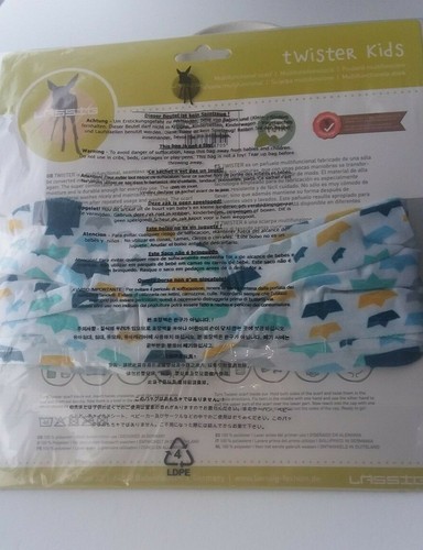 Twister Kids NWT Splash and Fun Paper Boat 18" -21" Multi-Use Scarf - Picture 2 of 9