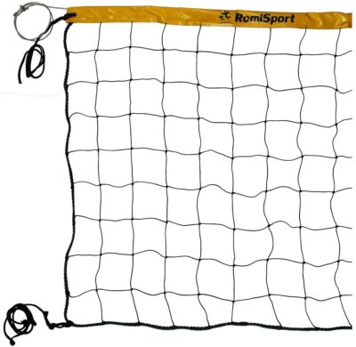 RomiSport Beachvolleyball Volleyball Netz 8,5m, 9,5m Netz für Beachvolleyball