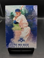 2017 Diamond Kings Dodgers Baseball Card #30B Pee Wee Reese SP VAR Batting