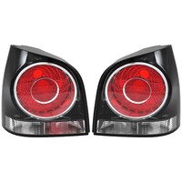RüCkleuchten Set Links & Rechts FüR VW Polo 9N Bj. 06/2005-01/2012 Schwarz