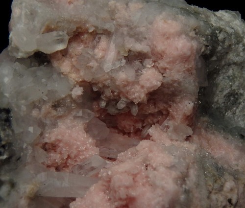 RHODOCHROSITE & QUARTZ --- BULGARIA Rhodope Mts. DAVIDKOVO /pk429 - Picture 10 of 13