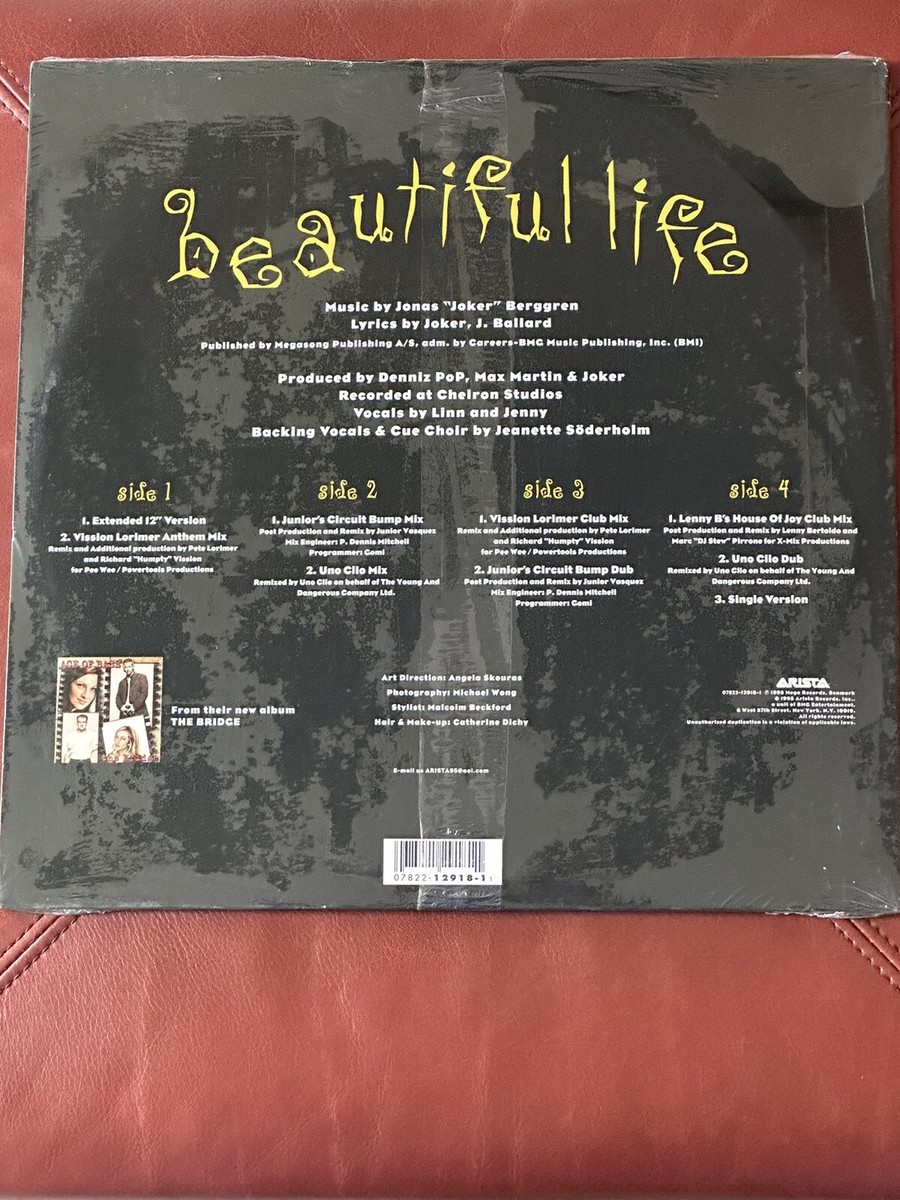 ACE OF BASE - BEAUTIFUL LIFE 1995 US LTD ED SEALED 2 VINYL/MAXIs