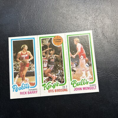 105 Rick Barry 122 Otis Birdsong Scoring 48 John Mengelt 1980 81 Topps Cb44d-5
