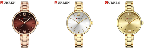 CURREN BLANCHE, C9017L, Stainless Steel Watch, For Women, Water Resistant |  eBay