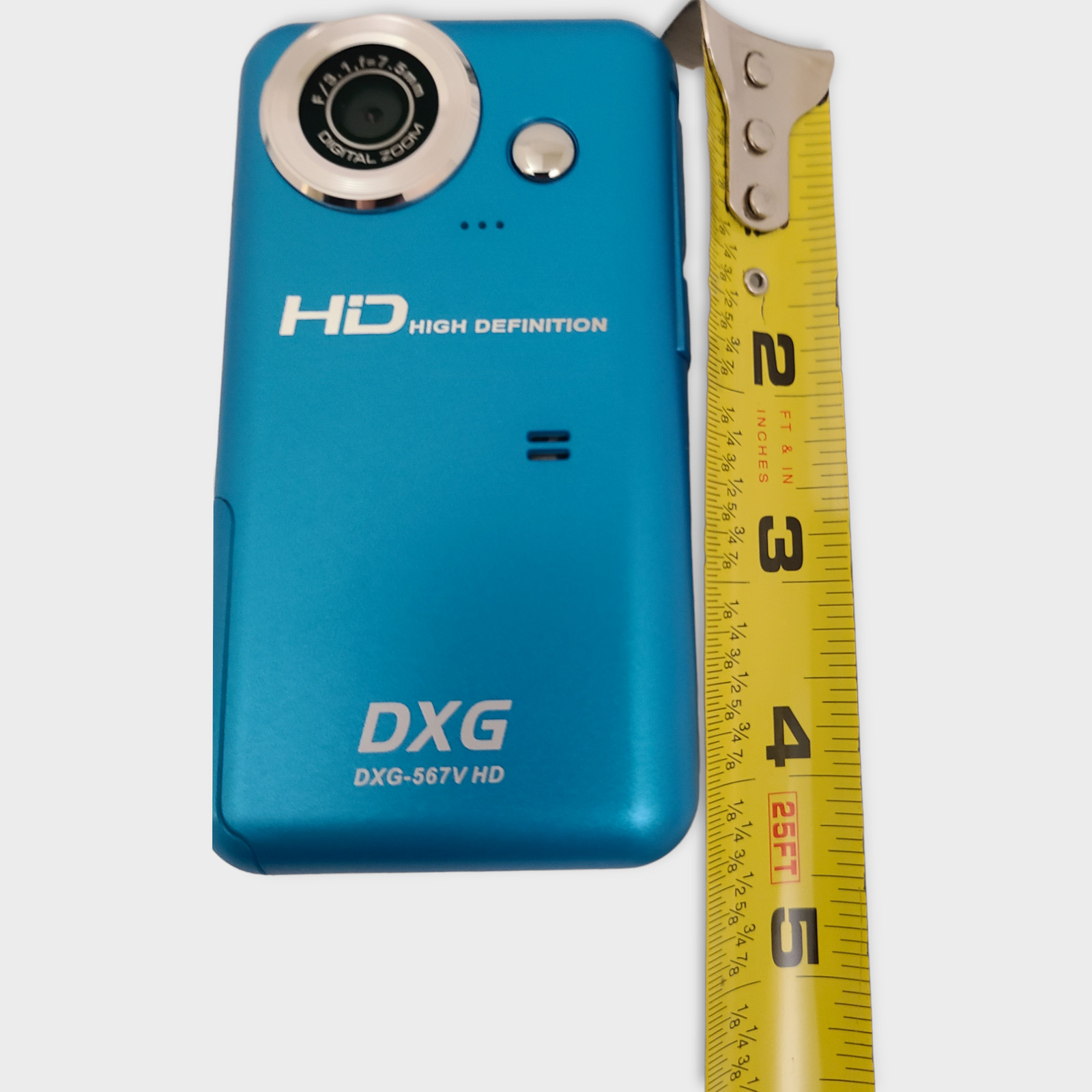 DXG-567V HD 720p Handheld Mini Camcorder Blue High Definition New 