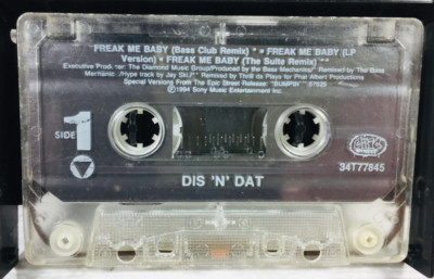 DIS 'N' DAT - FREAK ME BABY (1994) CASSETTE TAPE MAXI SINGLE (NO COVER)