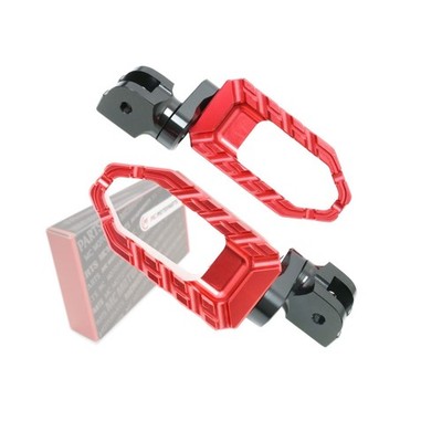 Buzz Blue 25mm Adjustable Rider Front Footpegs For Can-Am Spyder RS Models 08-16