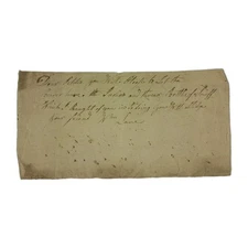 1760s Philadelphia Merchant Order Signed by Wm Lane to Josiah Coates – Indigo &