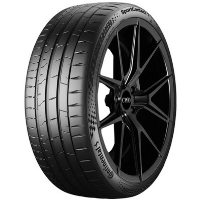 245/40R21 Continental Sport Contact 7 100Y XL Black Wall Tire