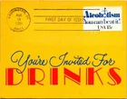 Dr Jim Stamps Fdc 18C Alcoholism You Can Beat It On Bifold Greeting Card