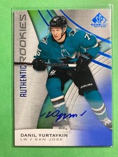 2019-20 SP Game Used Blue #113 Danil Yurtaykin AU RC