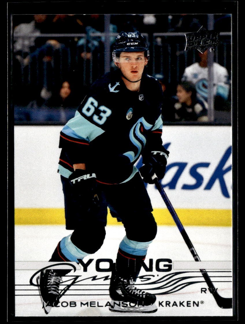 2025-26 Upper Deck Series 1 Young Guns #230 Jacob Melanson Rookie RC