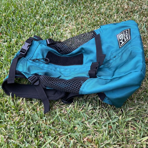K9 Sport Sacco Trainer Zaino Trasportino per Cani Medio M Verde Teal Regolabile - Foto 5 di 17