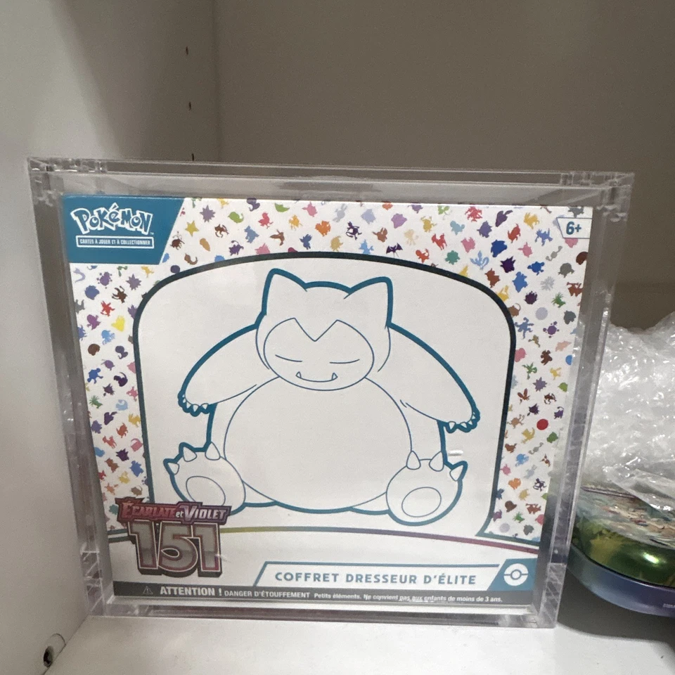 Pokémon JCC Écarlate et Violet 151 Coffret Dresseur d'Élite Ronflex FR 6+ - Photo 1/1