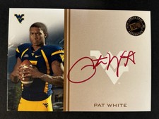 2009 Press Pass Pat White Red Ink Auto 