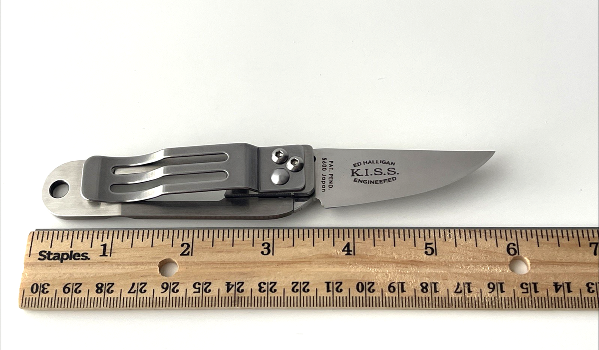 CRKT 5600 K.I.S.S. Ed Halligan Folding Knife Money Clip Japan | eBay