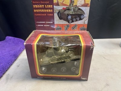 Vintage US Army Tumbling Tank FRONT LINE DEFENDERS By New Bright