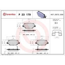Kits de frein Fiat TIPO