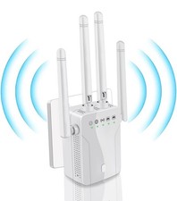 WiFi Extender Signal Booster for Home: Internet Repeater Long Range Covers Up...