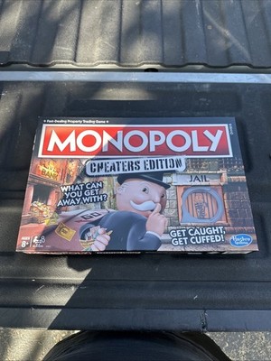 Monopoly Cheaters Edition Board Game Hasbro Used 100% complete 