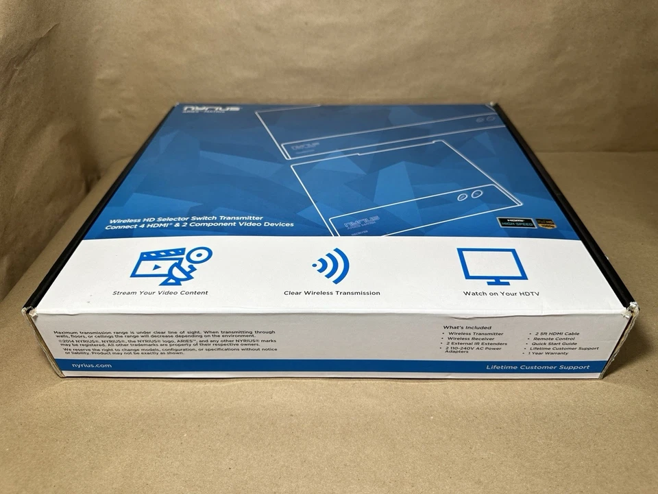 Nyrius NAVM6 Aries Matrix Transmitter Digital Wireless HDMI / Component Full HD - Image 2 of 4