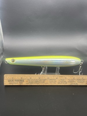 Strike Pro Surf Pro Round Bottom Pencil Popper Topwater Tuna Popper Fishing Lure