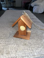Wild Bird Food Suet Plug Feeder, 2-station,Redwood, 5-3/4  Tall,NEW,WWW-1