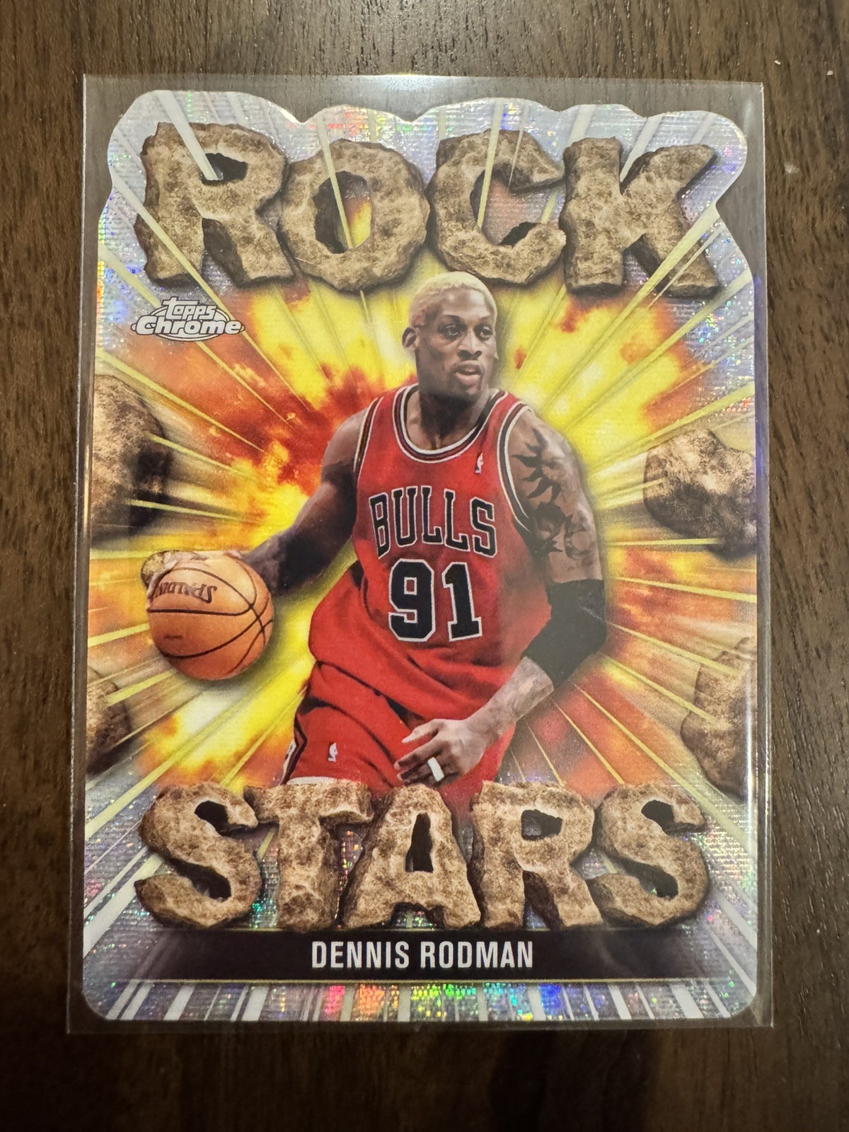 Dennis Rodman 2025-26 Topps Chrome Rock Stars CASE HIT Die-cut SSP Bulls
