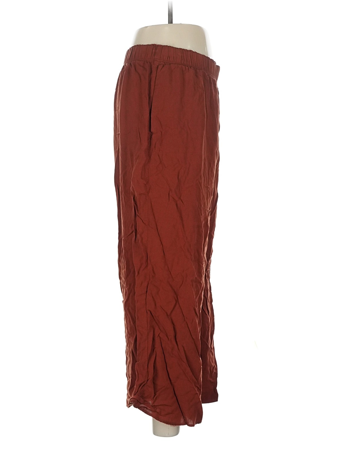 H&M Women Brown Casual Pants M thumbnail 3