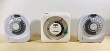 Tork Indoor 24 Hour Mechanical Timers - Lot Of 3- Working - Pre-Owned