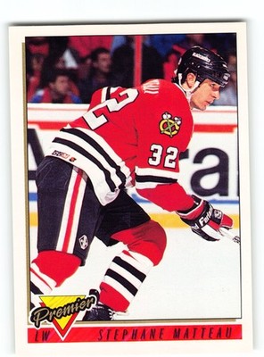 1994 Stephane Matteau Blackhawks Card