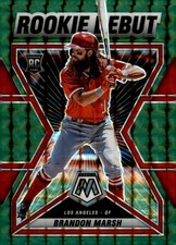 2022 Panini Mosaic - Rookie Debut Brandon Marsh #RD-3 Green Mosaic Prizm (RC)