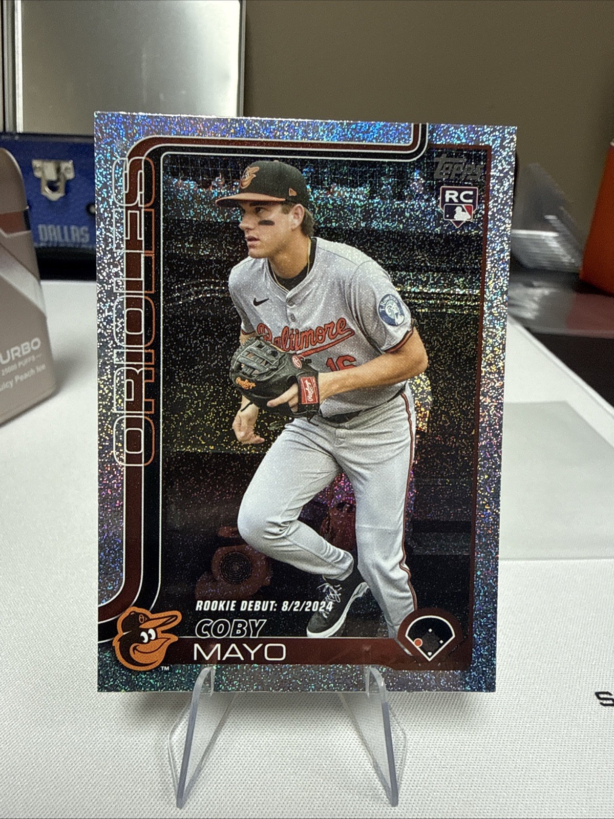 2025 Topps Update Coby Mayo RC US282 Rookie Debut Sandglitter SP
