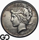 1927 Peace Dollar, Choice XF++