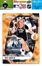 2024 Panini Prizm WNBA #126 Kate Martin Ice Orange Prizms