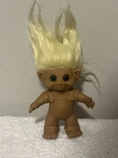 Vintage Russ Troll Doll Yellow Hair