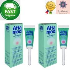 2 X AFTAMED Gel (10ml) Junior for the treatment of oral ulcers ⭐FAST SHIPPING⭐