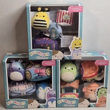 SET Of 3 Squishmallows Squishville Mini Plush Set NEW