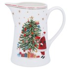 Gisela Graham Nostalgia Santa Christmas Tree Tradtional Medium Bone China Jug