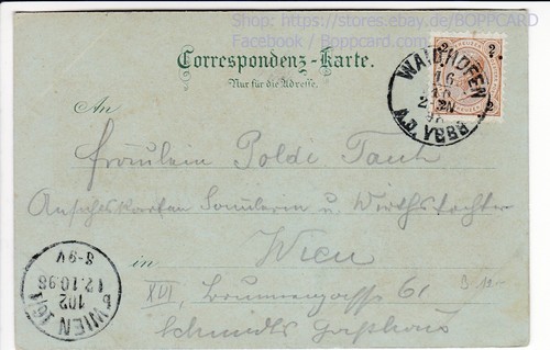 LITHO WAIDHOFEN AN DER YBBS , 1898 Q - Picture 2 of 2