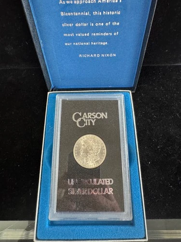 1882-CC GSA Morgan Silver Dollar ~ Uncirculated BU+ Carson City Box UNC