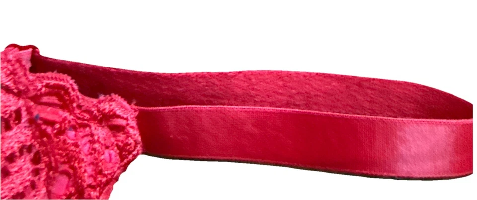 XOXO 红色文胸 蕾丝尺寸 32 DD 钢圈聚拢蝴蝶结 — 第 3/4 张图片