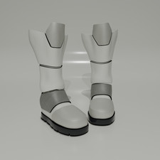 1/12 Scale Action Figure Boots: Thragg (Invincible)